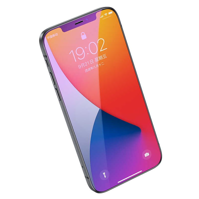 [RNZ-TA59555] Apple iPhone 12 Uyumlu Benks KR Pro Anti-Bluelight Ekran Koruyucu