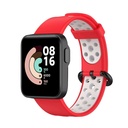 Xiaomi Redmi Watch 2 Lite Uyumlu Kordon Silikon Esnek Yumuşak Delikli Spor KRD-02 Kayış