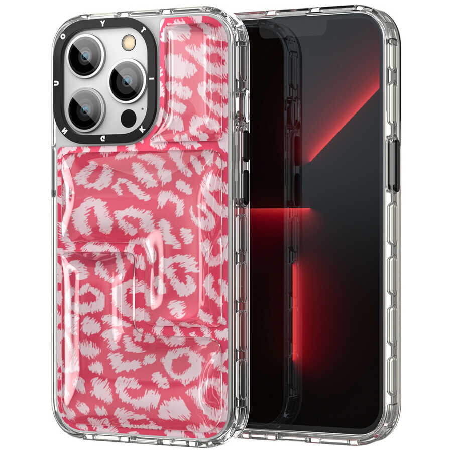 Apple iPhone 13 Pro Max Uyumlu Kılıf YoungKit Leopard Article Serisi Kapak