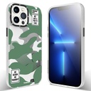 Apple iPhone 12 Pro Max Uyumlu Kılıf YoungKit Kamuflaj Serisi Kapak
