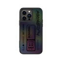 Apple iPhone 14 Pro Max Uyumlu Kılıf SkinArma Holografik Tasarımlı Standlı Deri Görünümlü Kira Kobai Kapak