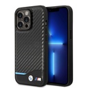 Apple iPhone 14 Pro Max Uyumlu Kılıf BMW PU Deri Ve Karbon Dizayn Kapak