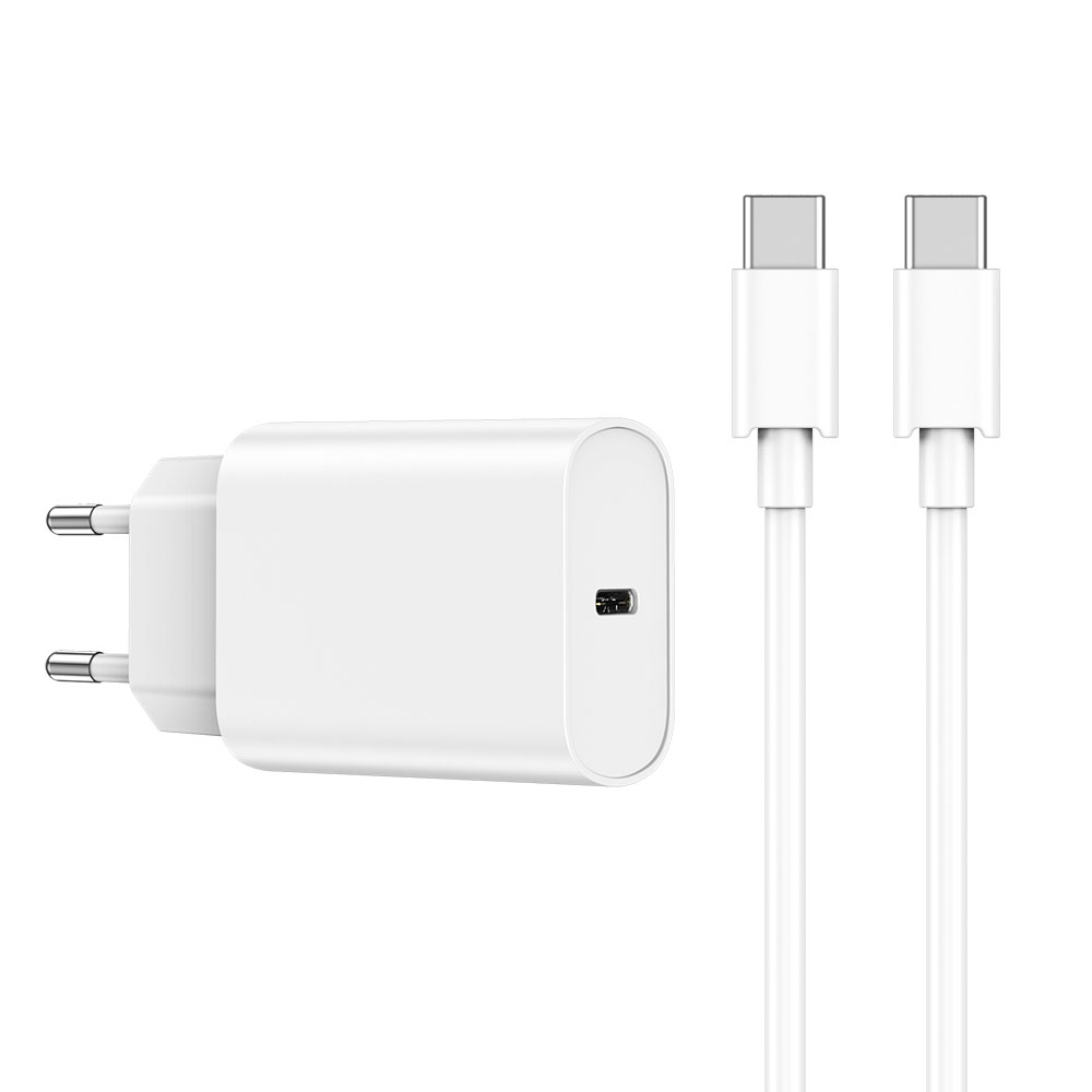 [RNZ-TA92926] Wiwu Wi-U001 Quick 20W Tek Bağlantılı Şarj Başlığı Type-C to Type-C PD 20W Kablolu Şarj Seti