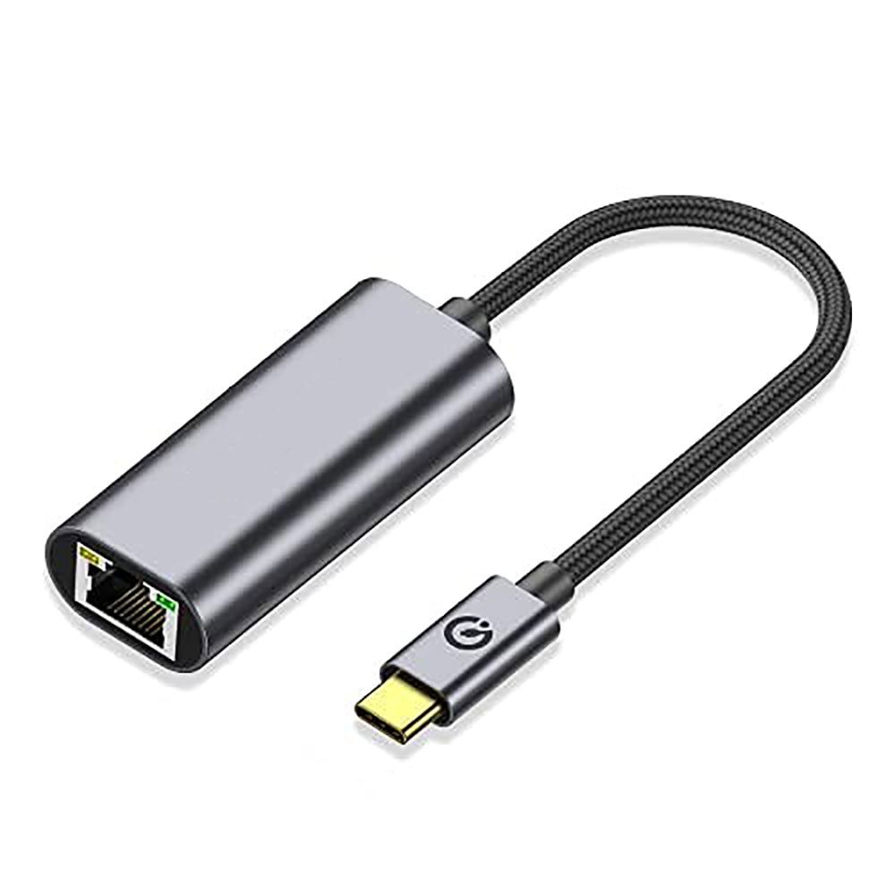 [RNZ-TA93509] Qgeem QG04 Type-C to RJ45 Ethernet Dönüştürücü Kablo 1024Mbps 22cm
