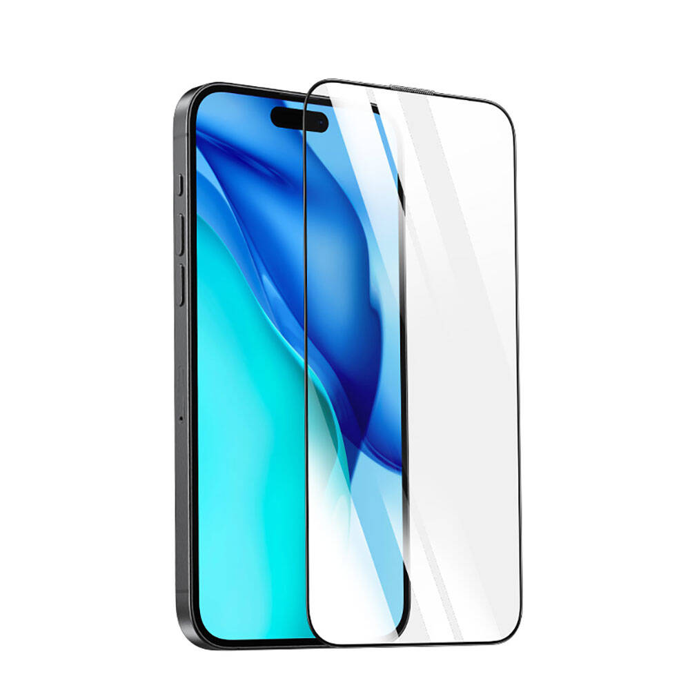 [ZTA94197] Apple iPhone 15 Plus Uyumlu Recci RSP-A22HD Full Transparan Temperli Cam Ekran Koruyucu