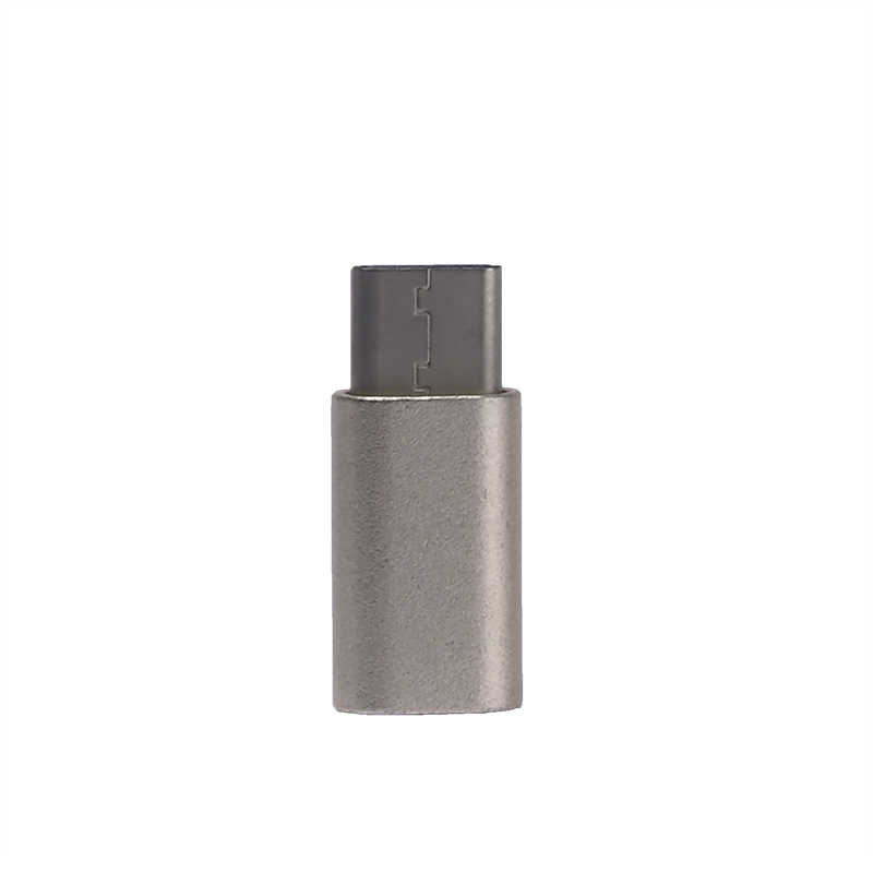 [RNZ-TA35747] Samsung Galaxy Modelleri İçin Uyumlu Zore Metal 01 5'li Type-C Dönüştürücü Set (Siyah)