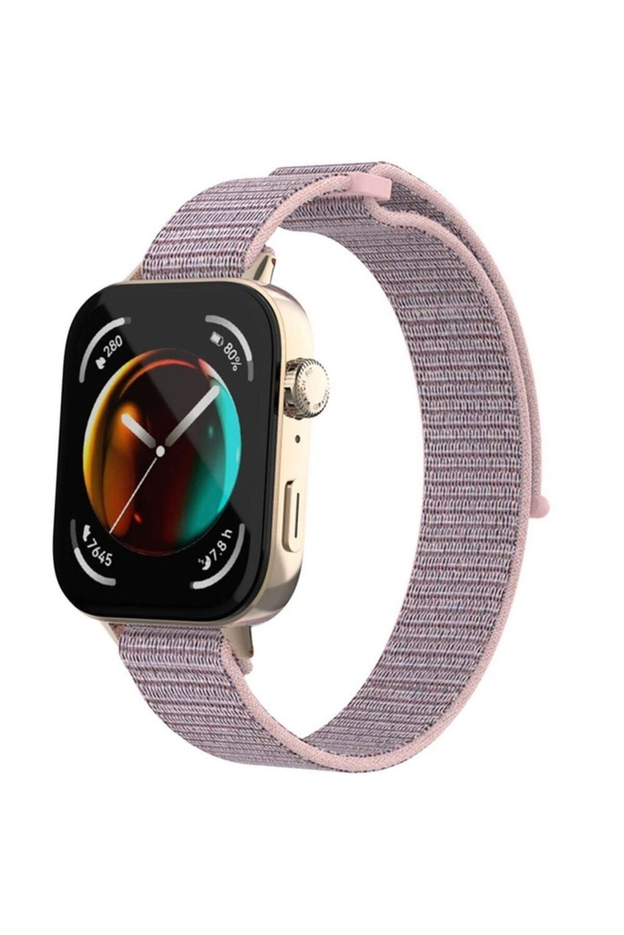 Huawei Watch Fit 3 Uyumlu Zore KRD-03 Hasır Kordon