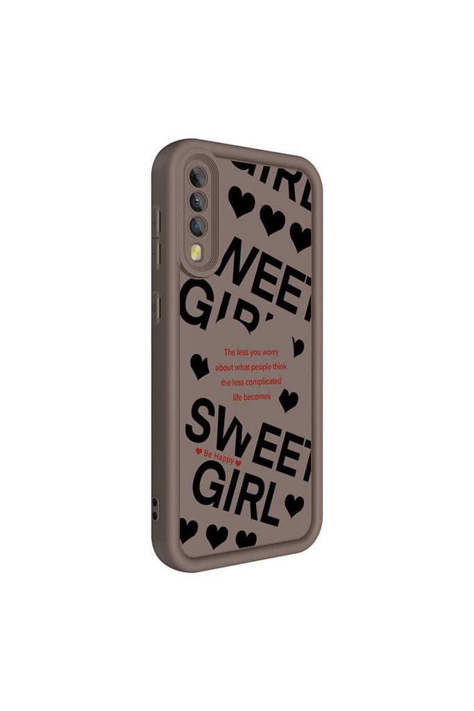 Samsung Galaxy A50 Uyumlu Kılıf Kamera Korumalı Baskılı Arka Yüzey Zore Klas Kapak