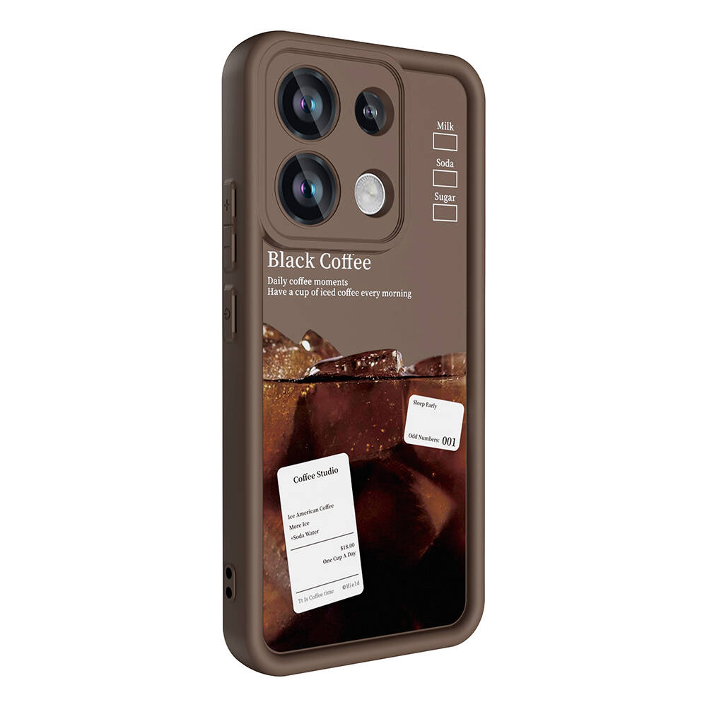 Xiaomi Redmi Note 13 4G Uyumlu Kılıf Kamera Korumalı Baskılı Arka Yüzey Zore Klas Kapak