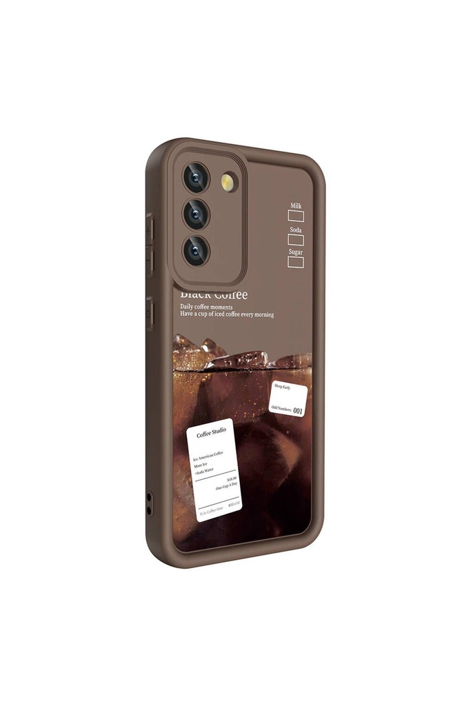 Samsung Galaxy S21 FE Uyumlu Kılıf Kamera Korumalı Baskılı Arka Yüzey Zore Klas Kapak