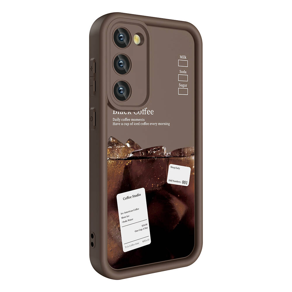 Samsung Galaxy S23 Uyumlu Kılıf Kamera Korumalı Baskılı Arka Yüzey Zore Klas Kapak