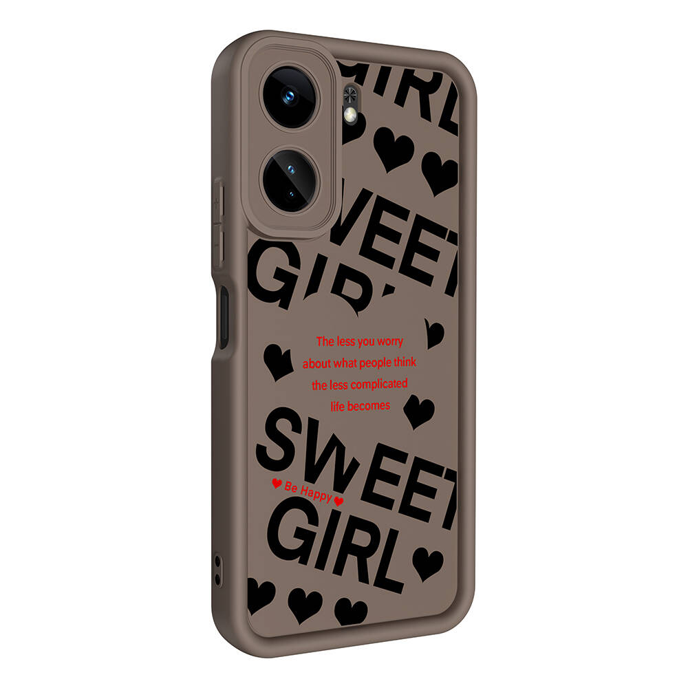 Xiaomi Poco C65 Uyumlu Kılıf Kamera Korumalı Baskılı Arka Yüzey Zore Klas Kapak