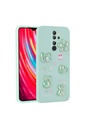 Xiaomi Redmi Note 8 Pro Uyumlu Kılıf Kabartma Figürlü Parlak Zore Toys Silikon Kapak