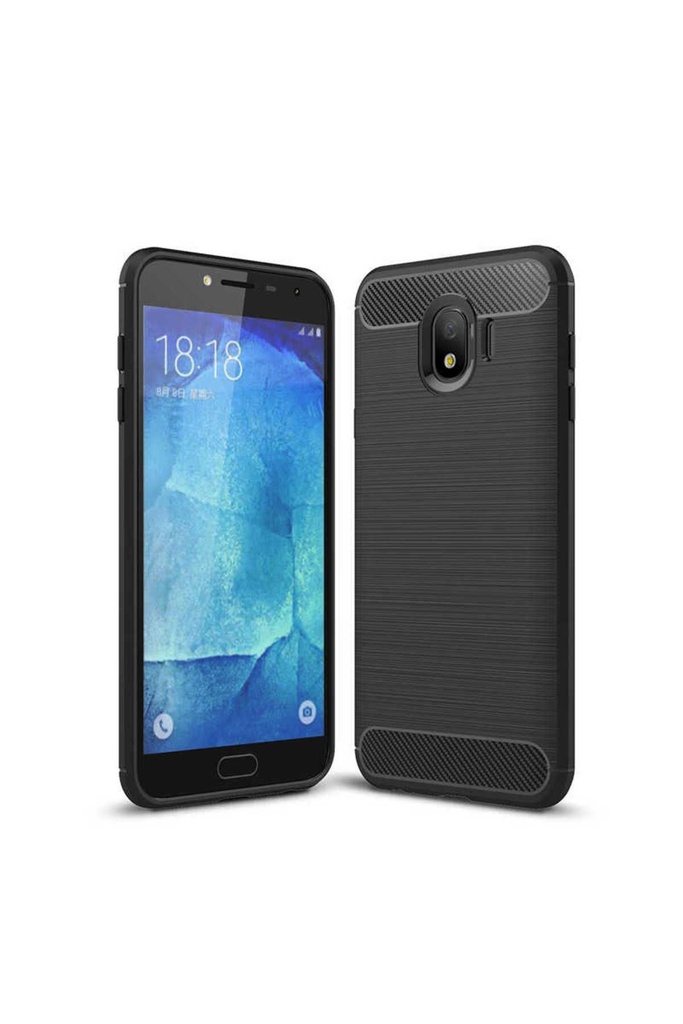 [RNZ-TA11499] Samsung Galaxy J4 Uyumlu Kılıf Zore Room Silikon Kapak (Siyah)