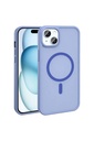Apple iPhone 15 Plus Uyumlu Kılıf M-safe Şarj Özellikli Mat Arka Yüzey Zore Sio Kapak
