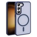 Samsung Galaxy S23 Uyumlu Kılıf M-safe Şarj Özellikli Mat Arka Yüzey Zore Sio Kapak