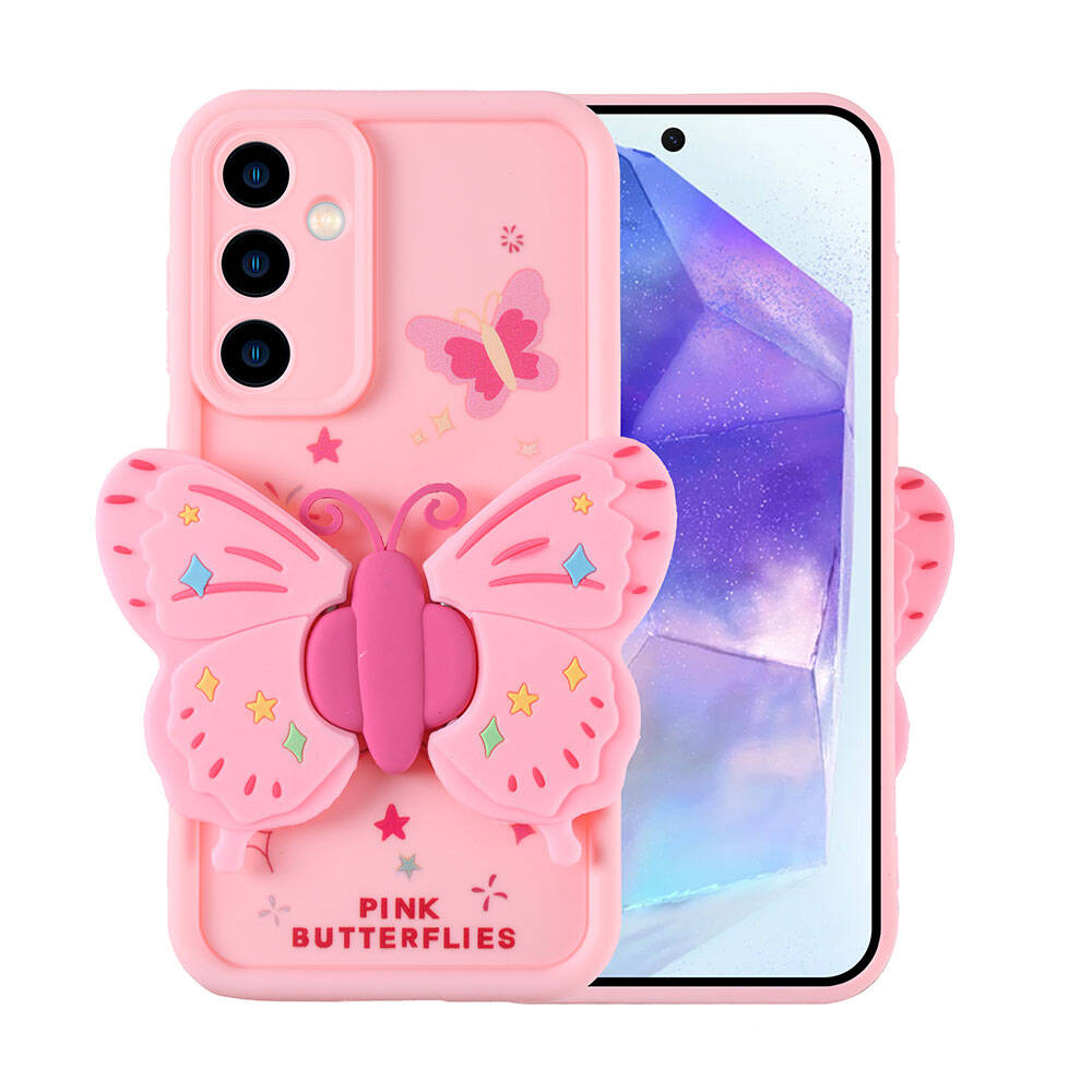 Samsung Galaxy A35 Uyumlu Kılıf Kamera Korumalı Figür Tasarımlı Zore Kapya Kapak