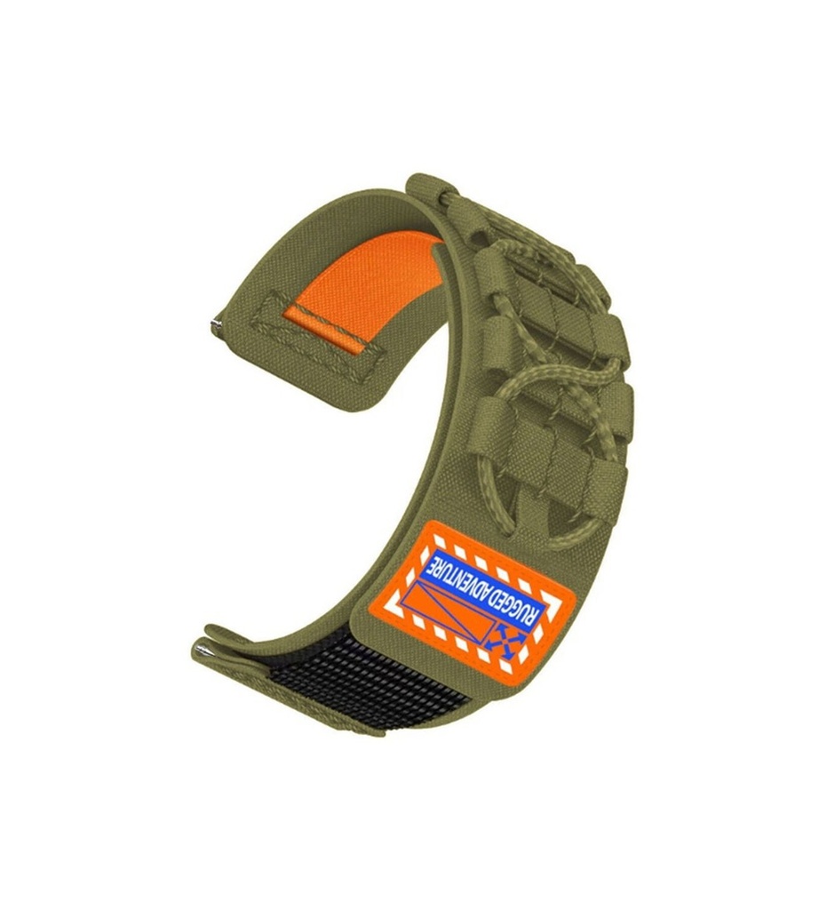 Xiaomi  Amazfit Pace Uyumlu Zore KRD-112 22mm Orbital Örgülü Halat Tasarımlı Naylon Kumaş Hasır Kordon