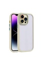 Apple iPhone 14 Pro Max Uyumlu Kılıf Kamera Korumalı Renkli Kenar ve Çerçeve Tasarımlı Zore Vitamin Kapak