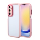 Samsung Galaxy A25 Uyumlu Kılıf Kamera Korumalı Renkli Kenar ve Çerçeve Tasarımlı Zore Vitamin Kapak