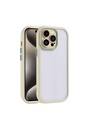 Apple iPhone 15 Pro Max Uyumlu Kılıf Kamera Korumalı Renkli Kenar ve Çerçeve Tasarımlı Zore Vitamin Kapak