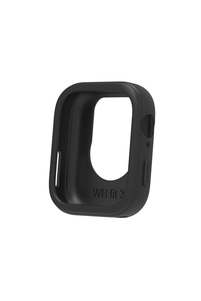 [RNZ-TA106839] Huawei Watch Fit 3 Uyumlu Kordon Yumuşak TPU Silikon Kasa Koruyucu Zore Watch Gard 34 (Siyah)
