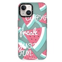 Apple iPhone 15 Uyumlu Kılıf M-safe Şarj Özellikli Yaz Meyvesi Desenli Youngkit Fruity Flavour Serisi Kapak