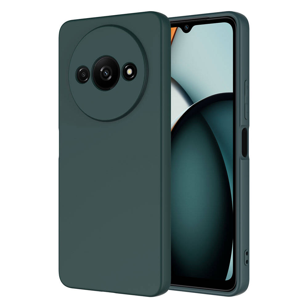 Xiaomi Redmi A3 4G 2024 Uyumlu Kılıf Silikon İçi Yumuşak Soft Yüzey Zore Mara Lansman Kapak