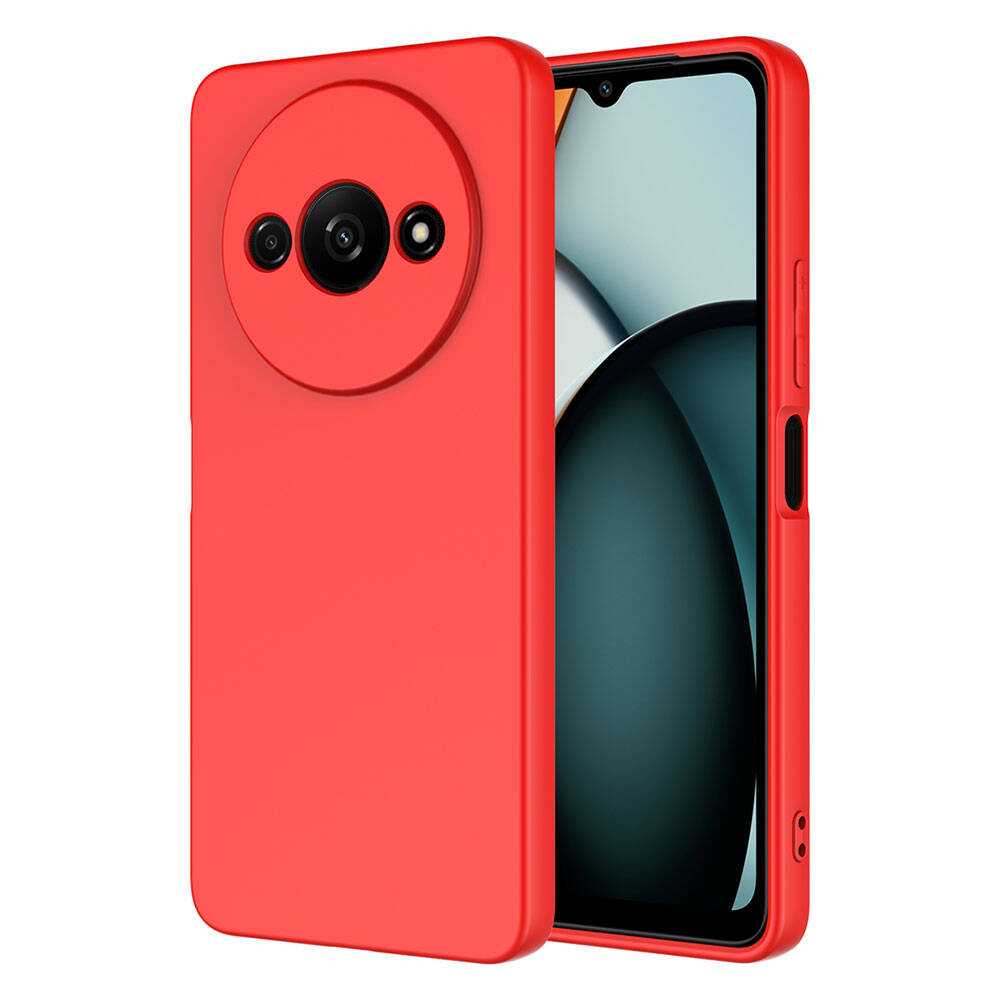 Xiaomi Redmi A3 4G 2024 Uyumlu Kılıf Silikon İçi Yumuşak Soft Yüzey Zore Mara Lansman Kapak