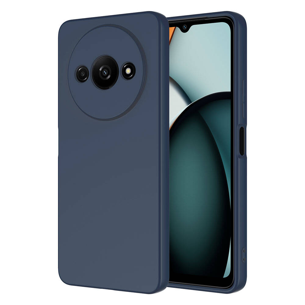 Xiaomi Redmi A3 4G 2024 Uyumlu Kılıf Silikon İçi Yumuşak Soft Yüzey Zore Mara Lansman Kapak