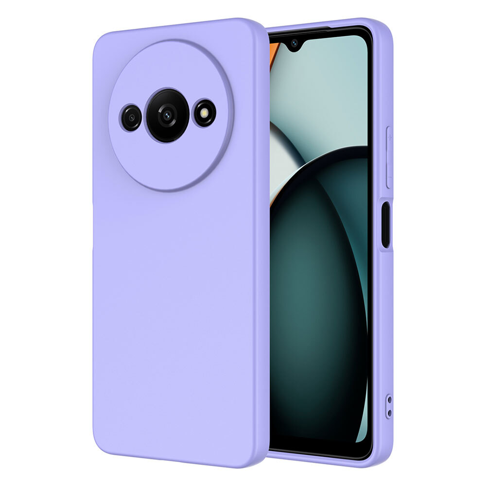 Xiaomi Redmi A3 4G 2024 Uyumlu Kılıf Silikon İçi Yumuşak Soft Yüzey Zore Mara Lansman Kapak