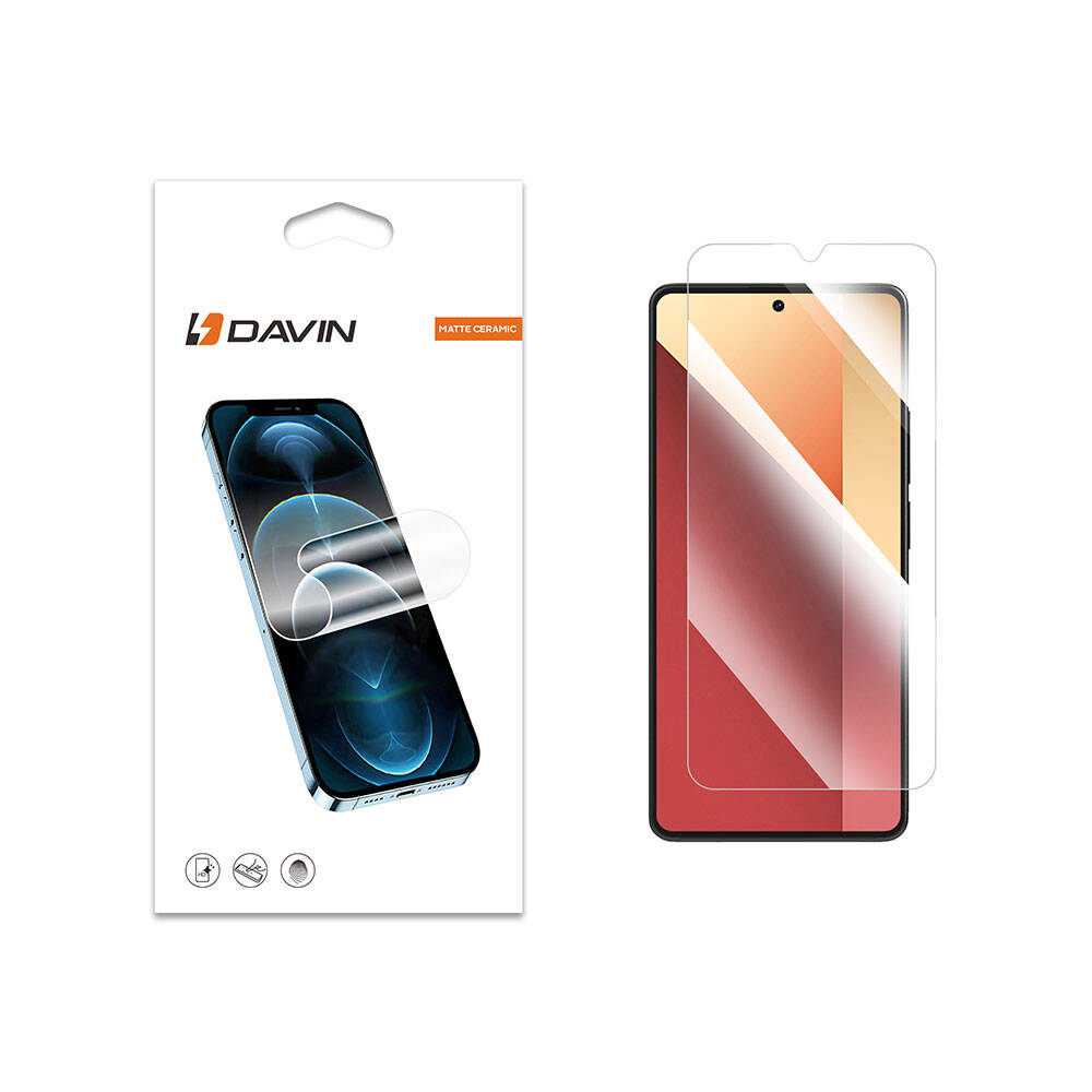[RNZ-TA106460] Xiaomi Poco M6 Pro 4G Uyumlu Ekran Filmi Davin Mat Seramik Ekran Koruyucu