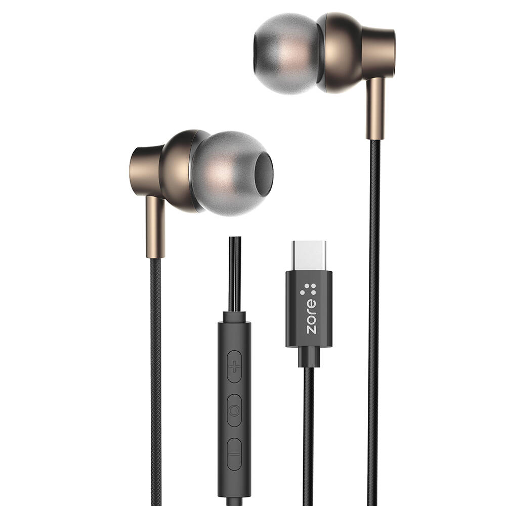 [RNZ-TA106776] Zore ER-09 SQ Surround 3D Hi-Res Magnetik Özellikli Type-C Kablolu Kulak İçi Kulaklık