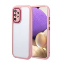 Samsung Galaxy A32 4G Uyumlu Kılıf Kamera Korumalı Renkli Kenar ve Çerçeve Tasarımlı Zore Vitamin Kapak