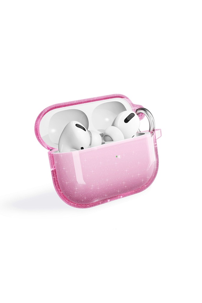 Apple Airpods Pro 2 Uyumlu Zore Allstar Airbag 32 Parlayan Simli Saydam Renkli Kılıf