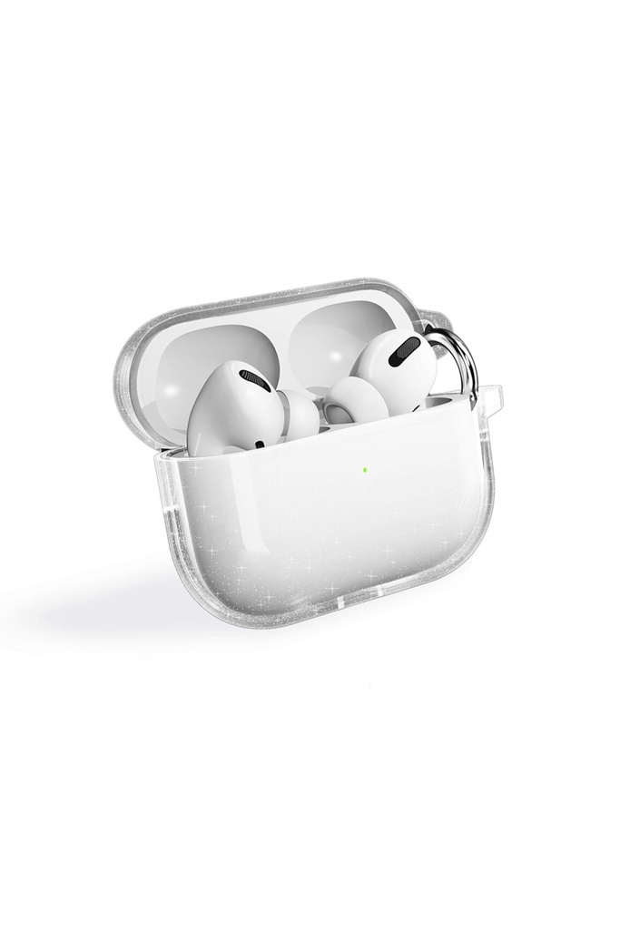 Apple Airpods Pro 2 Uyumlu Zore Allstar Airbag 32 Parlayan Simli Saydam Renkli Kılıf