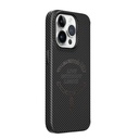 Apple iPhone 15 Pro Uyumlu Kılıf Wiwu LCC-107 Karbon Fiber M-safe Şarj Özellikli Kamera Korumalı Kabon Kapak