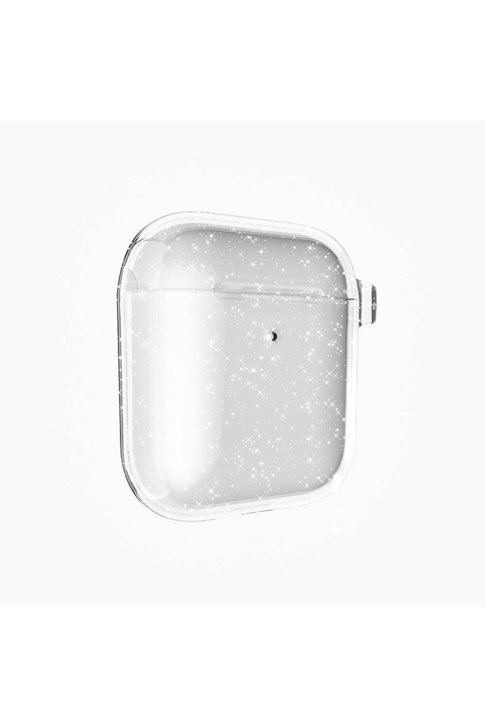 Apple Airpods Uyumlu Zore Allstar Airbag 32 Parlayan Simli Saydam Renkli Kılıf
