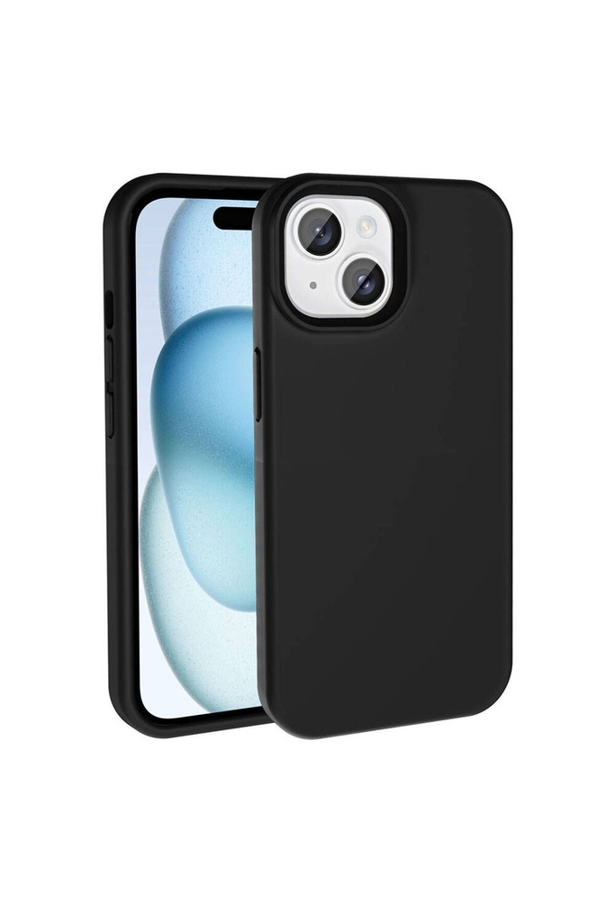 Apple iPhone 15 Plus Uyumlu Kılıf M-safe Şarj Özellikli Sıvı Teknolojili Silinebilir Sert Zore Kivi Kapak