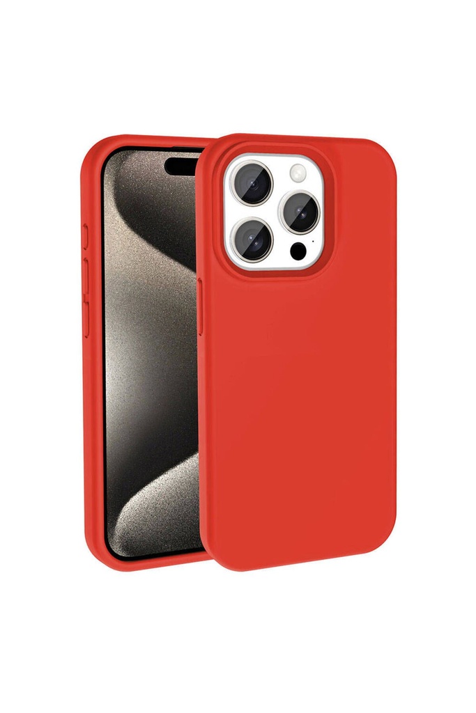Apple iPhone 15 Pro Max Uyumlu Kılıf M-safe Şarj Özellikli Sıvı Teknolojili Silinebilir Sert Zore Kivi Kapak