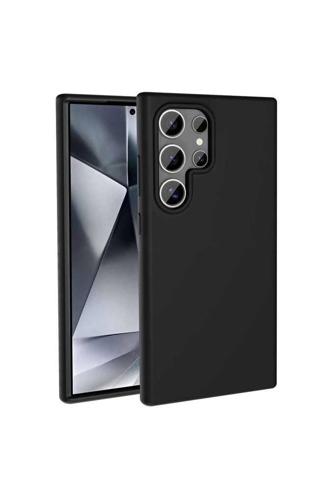 Samsung Galaxy S24 Ultra Uyumlu Kılıf M-safe Şarj Özellikli Sıvı Teknolojili Silinebilir Sert Zore Kivi Kapak