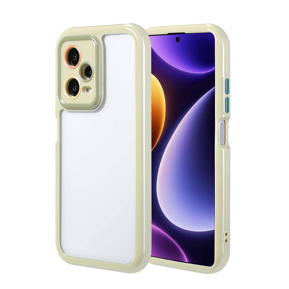 Xiaomi Redmi Note 12 Pro Plus 5G Uyumlu Kılıf Kamera Korumalı Renkli Kenar ve Çerçeve Tasarımlı Zore Vitamin Kapak