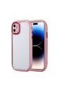 Apple iPhone 11 Uyumlu Kılıf Kamera Korumalı Renkli Kenar ve Çerçeve Tasarımlı Zore Vitamin Kapak