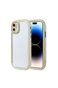 Apple iPhone 11 Uyumlu Kılıf Kamera Korumalı Renkli Kenar ve Çerçeve Tasarımlı Zore Vitamin Kapak