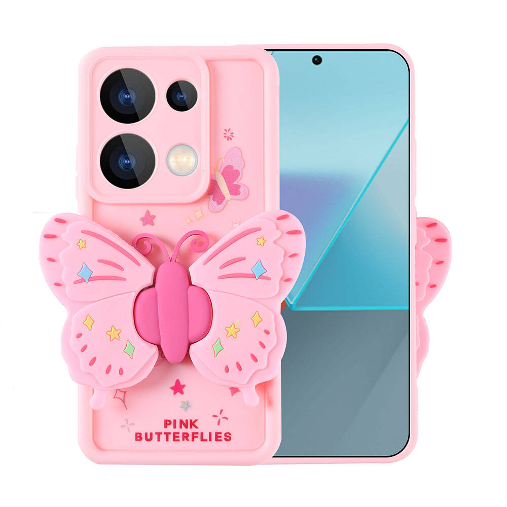 Xiaomi Redmi Note 13 Pro 4G Uyumlu Kılıf Kamera Korumalı Figür Tasarımlı Zore Kapya Kapak