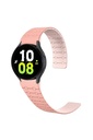 Samsung Galaxy Watch 6 44mm Uyumlu Zore KRD-111 20mm Çizgili Desenli Silikon Kordon