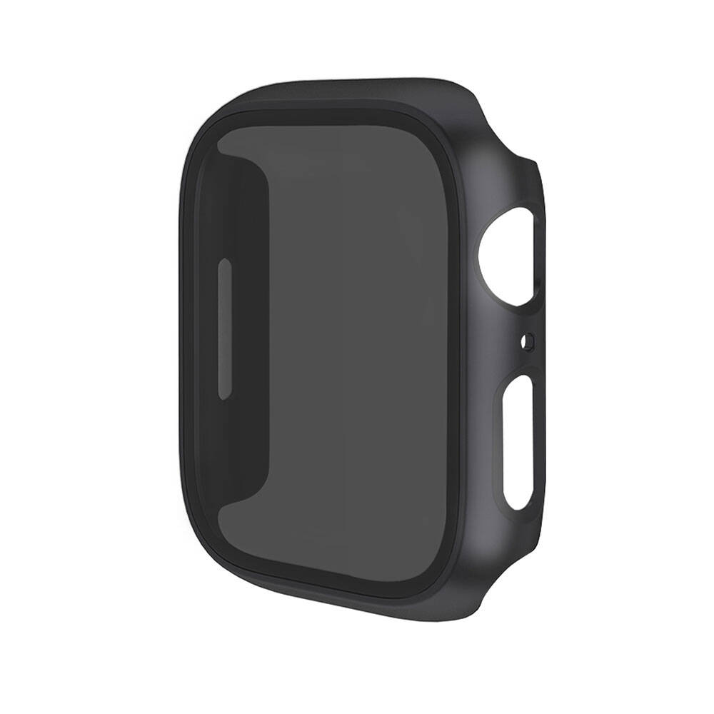 [RNZ-TA106601] Apple Watch 7 41mm Uyumlu Sert PC Kasa ve Privacy Hayalet Ekran Koruyucu Zore Watch Gard 32