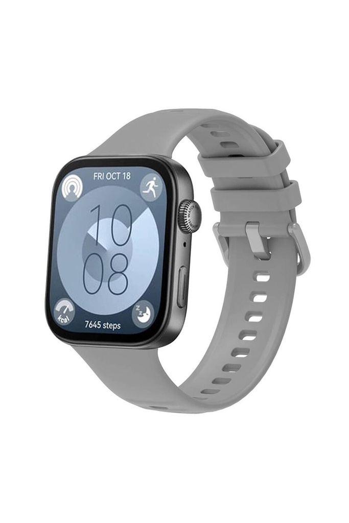 Huawei Watch Fit 3 Uyumlu Kordon Band Serisi Klasik Kordon Silikon Strap Kayış