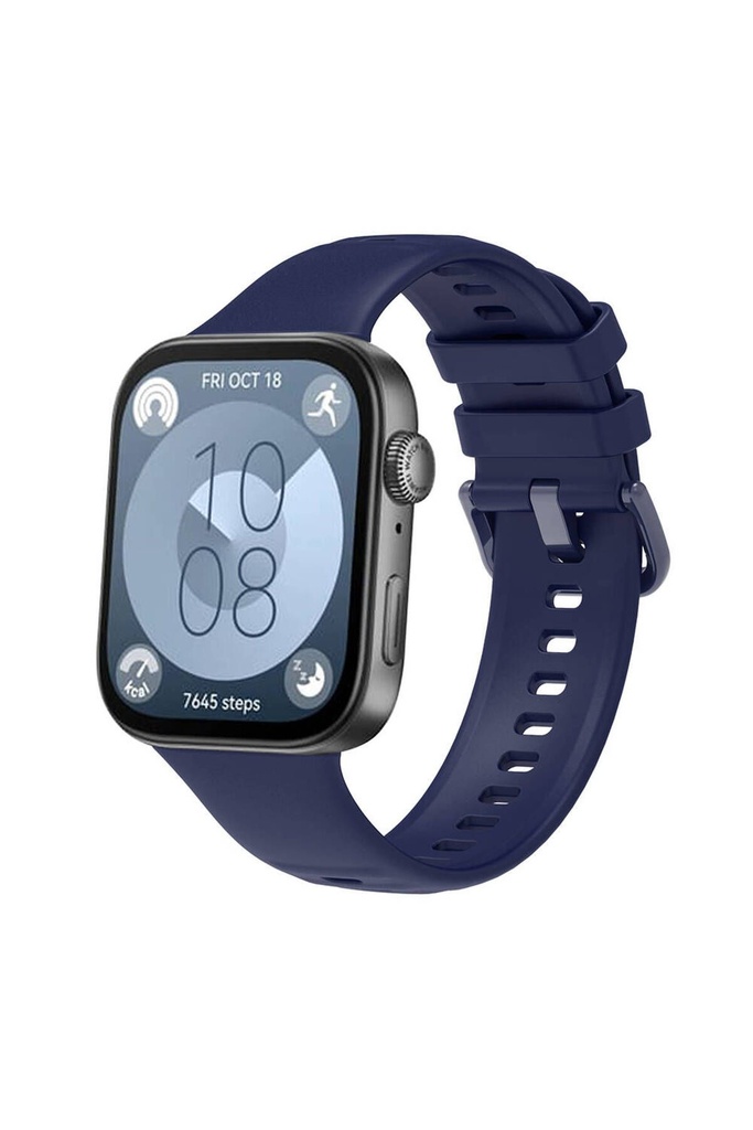 Huawei Watch Fit 3 Uyumlu Kordon Band Serisi Klasik Kordon Silikon Strap Kayış