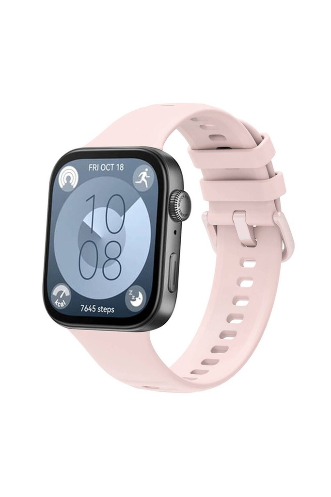 Huawei Watch Fit 3 Uyumlu Kordon Band Serisi Klasik Kordon Silikon Strap Kayış